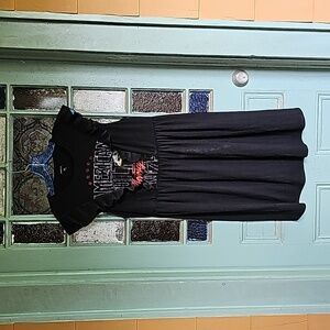 Torrid ruffled motorcycle dress